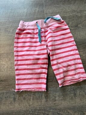 Boden Girls' Pink and Blue Knit Shorts